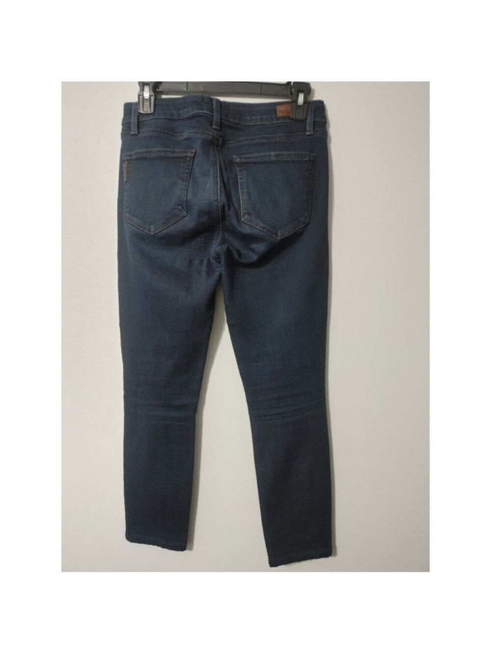 Women's PAIGE Dark Blue Verdugo Ultra Skinny Davis Ankle Jeans Size 28 - Picture 2 of 11